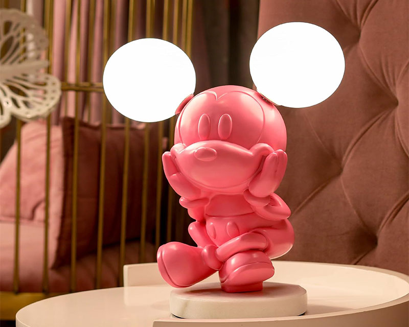 L18 dekorativna stona lampa roze