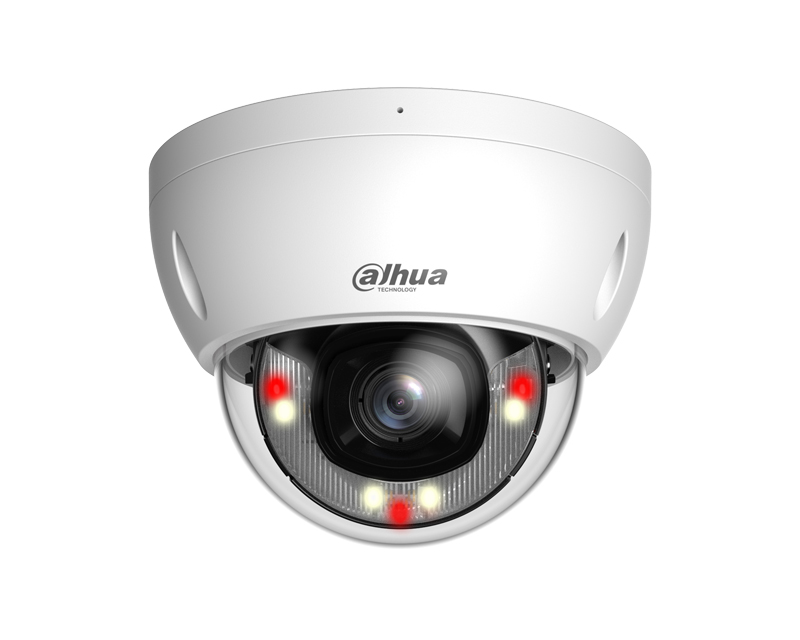 IPC-HDBW2449E-S-IL-0280B 4MP Smart Dual Light Fixed-focal Dome WizSense Network kamera