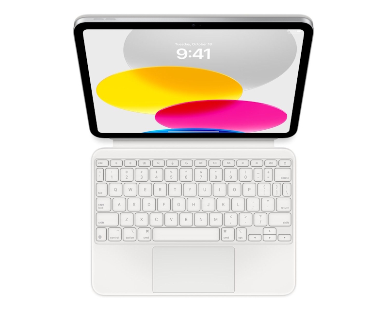 Magic Keyboard Folio for iPad (10th gen) - International English bela (mqdp3z/a)