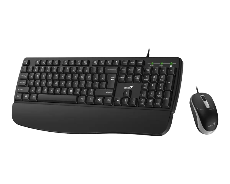KM-123 USB YU crna tastatura+ USB crni miš