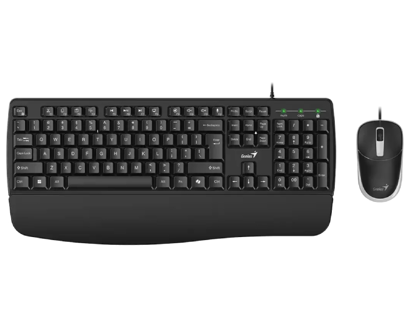 KM-123 USB YU crna tastatura+ USB crni miš