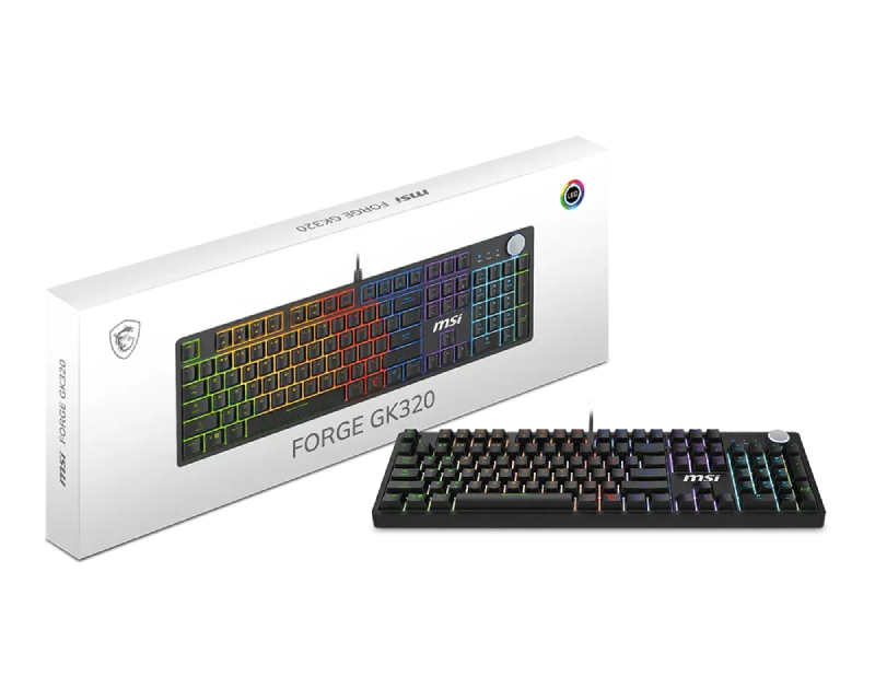 FORGE GK320 (red switch) US crna tastatura