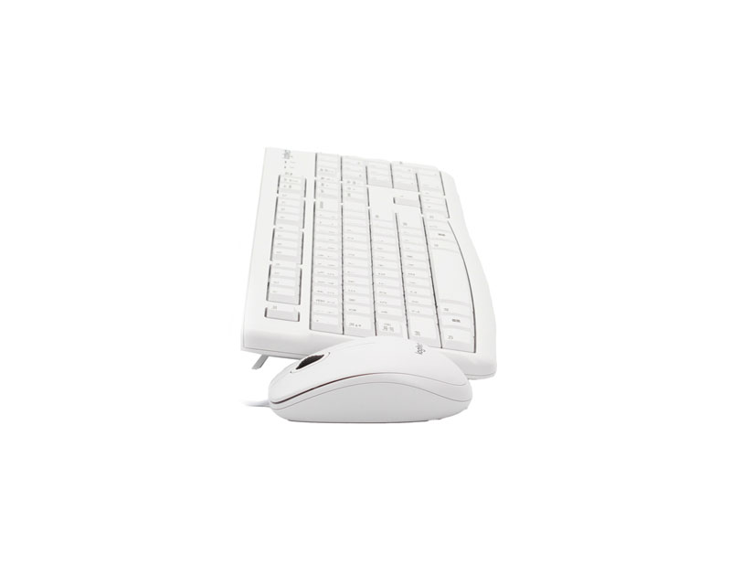 MK120 Desktop USB US tastatura + USB miš beli