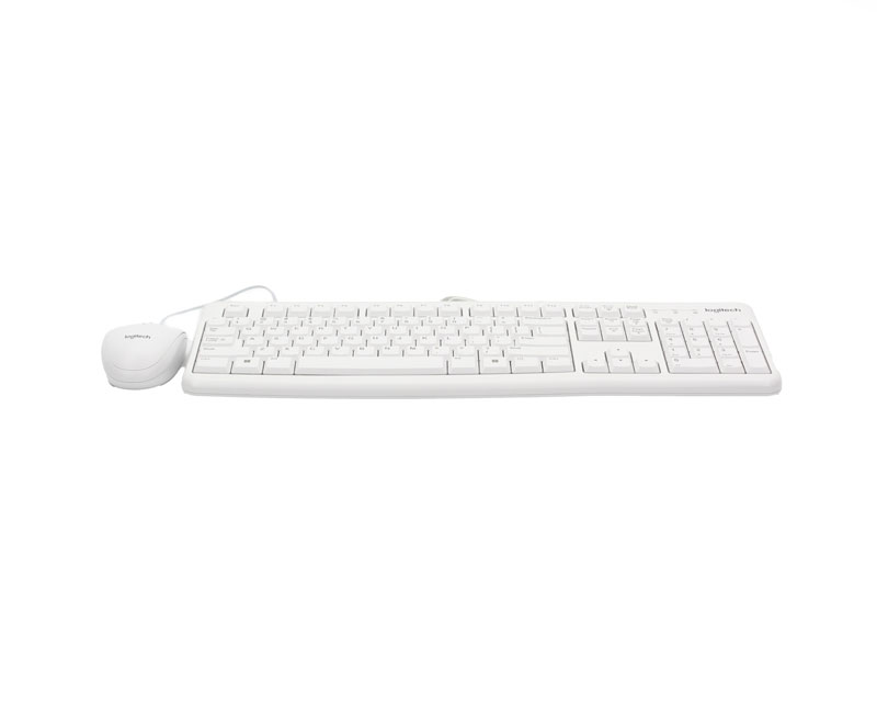 MK120 Desktop US tastatura miš beli