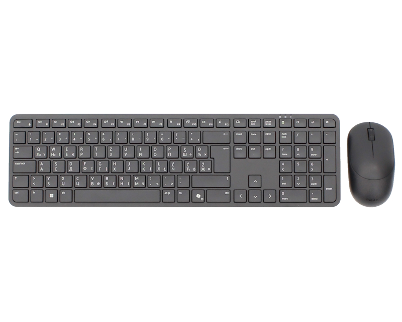 KM526 Pro 5 SRB CYR tastatura + miš crna