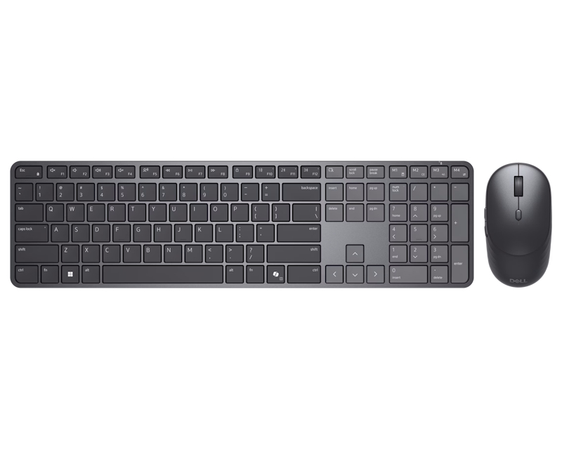 KM726 Pro 7 Slim US tastatura + miš crna 3Yr