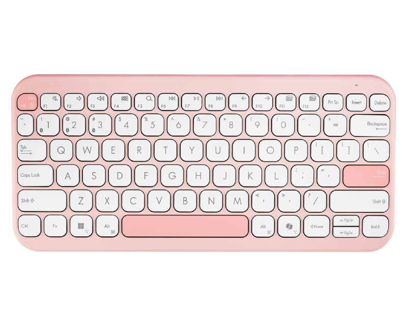 KW100 Marshmallow Wireless tastatura PK (pink)
