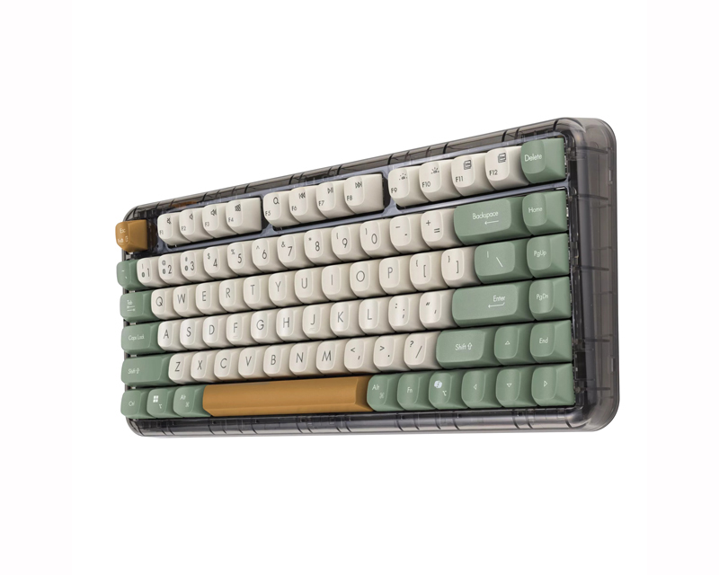 KD201 Jelly75 Keyboard Milk White Wireless tastatura