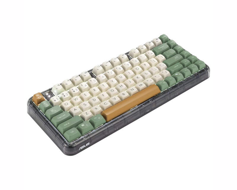 KD201 Jelly75 Keyboard Milk White Wireless tastatura
