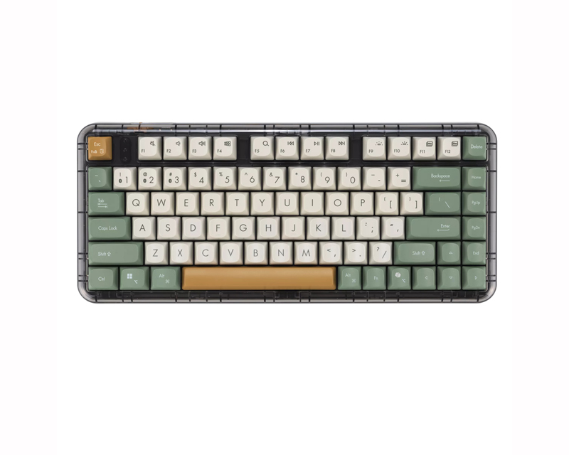 KD201 Jelly75 Keyboard Milk White Wireless tastatura