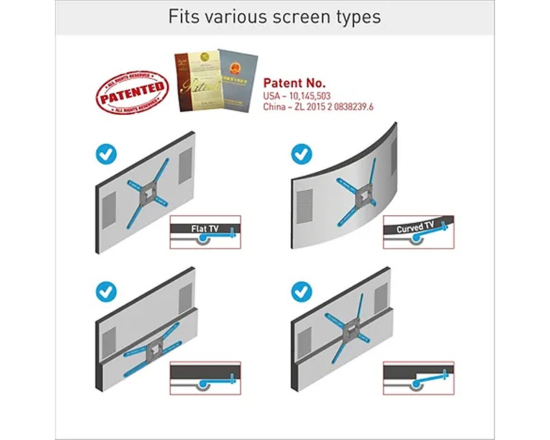 BM464 LCD TV zglobni zidni nosač od 13 do 90 inča