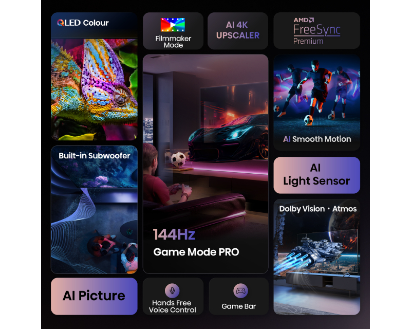 Hisense 100E7Q PRO Smart TV 100" 4K Ultra HD QLED