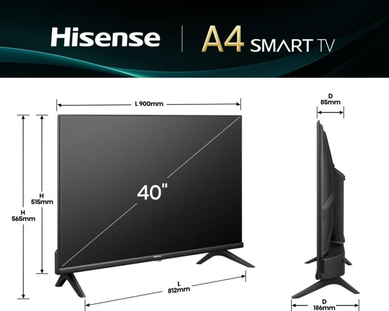 HISENSE 40 inča 40A4Q FHD Smart TV