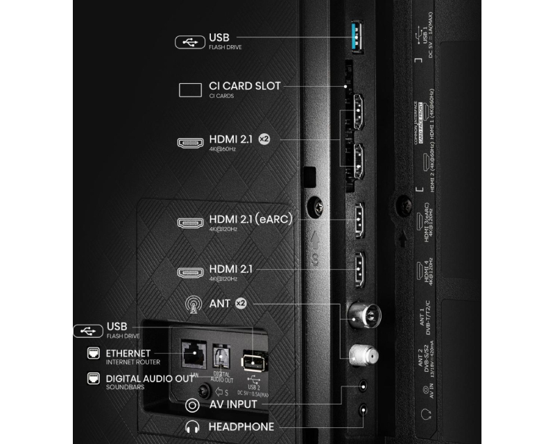 Hisense 65A85Q Smart TV 65" 4K Ultra HD OLED