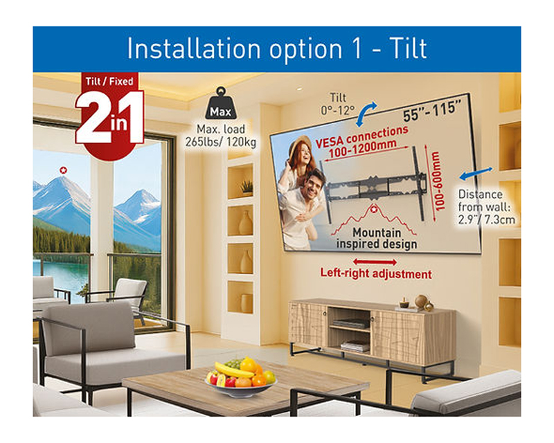 BM510 LCD TV zidni nosač od 55 do 115 inča