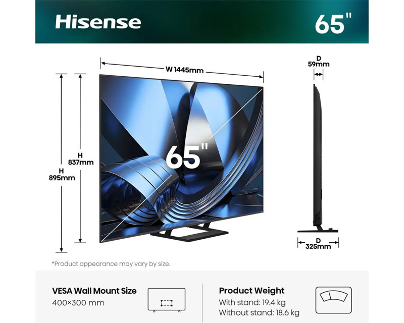65 inča 65U7SE ULED MiniLED 4K UHD Smart TV