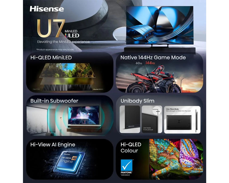 65 inča 65U7SE ULED MiniLED 4K UHD Smart TV