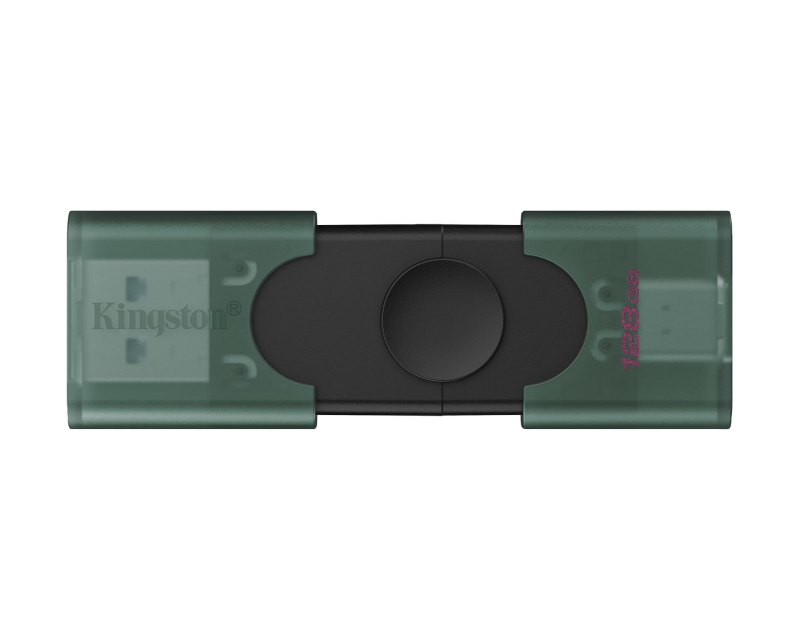 128GB DataTraveler Duo Gen2 3.2/USB flash DTDEG2/128GB  crni