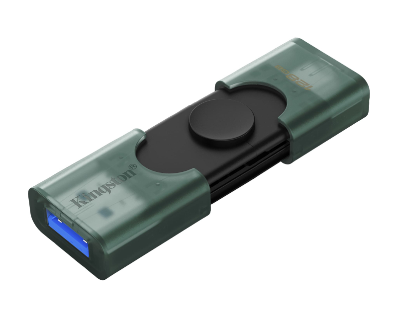 128GB DataTraveler Duo Gen2 3.2/USB flash DTDEG2/128GB  crni