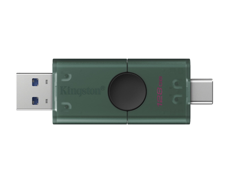 128GB DataTraveler Duo Gen2 3.2/USB flash DTDEG2/128GB  crni