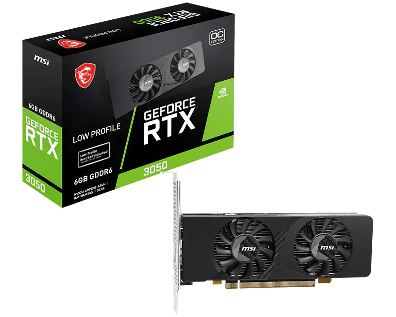 GeForce RTX 3050 LP E 6G OC grafička karta