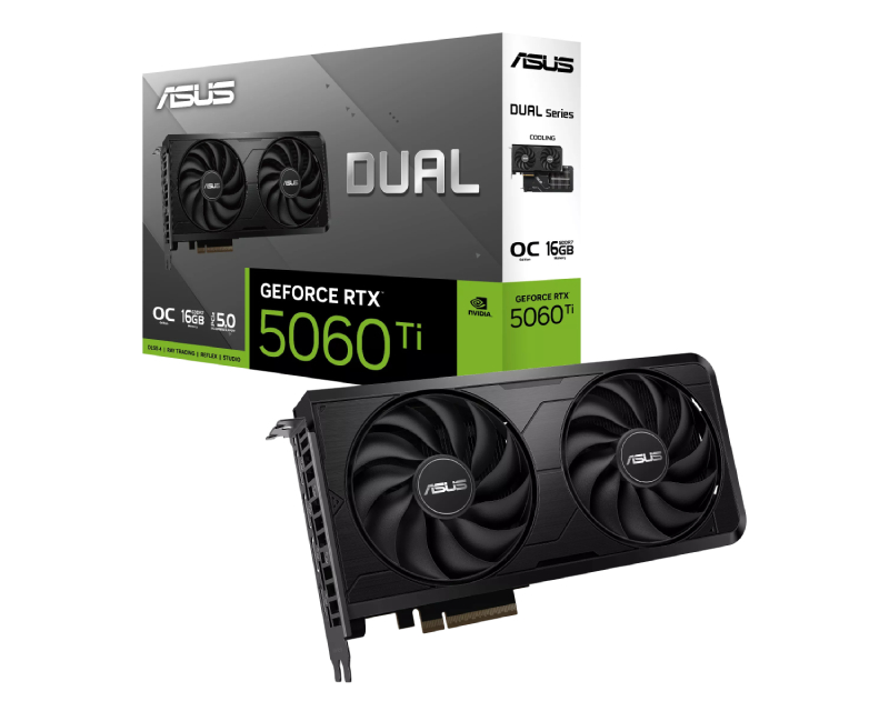 ASUS nVidia GeForce RTX 5060 Ti 16GB 128bit DUAL-RTX5060TI-O16G-EVO grafička karta