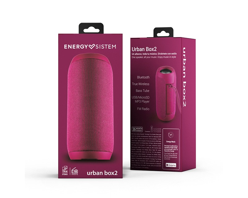 Urban Box 2 Magenta portable zvučnik roze (M44934)