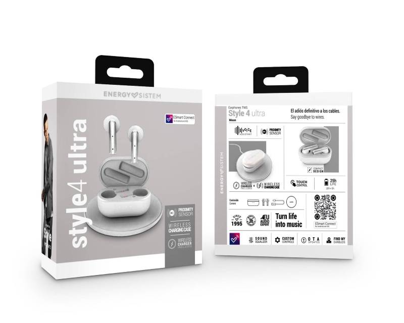 Style 4 Ultra Moon True Wireless slušalice bele (M45347)