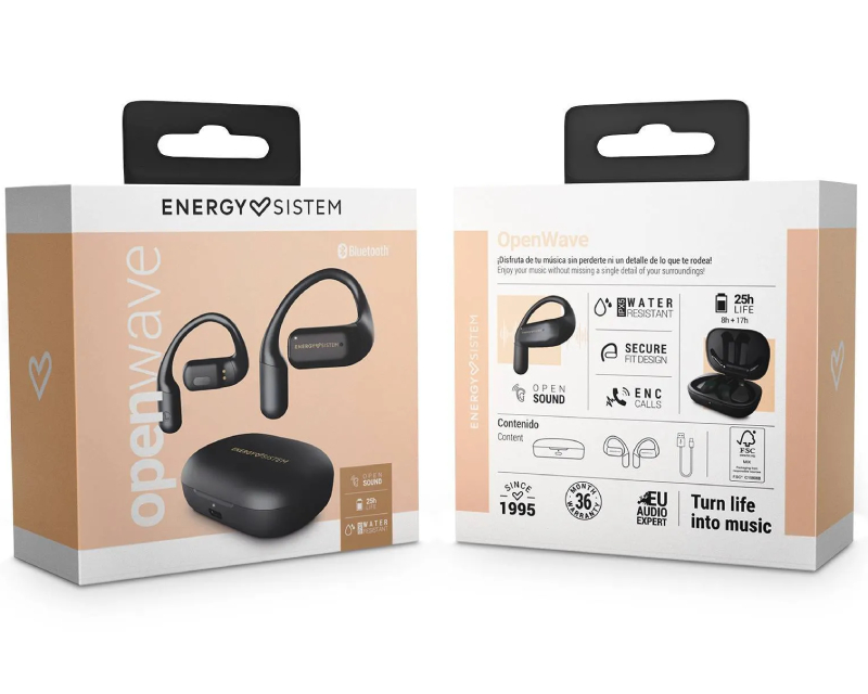 OpenWave Bluetooth crne slušalice (M45882)
