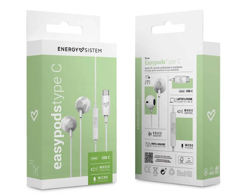 EasyPods Snow type C slušalice (M45927)