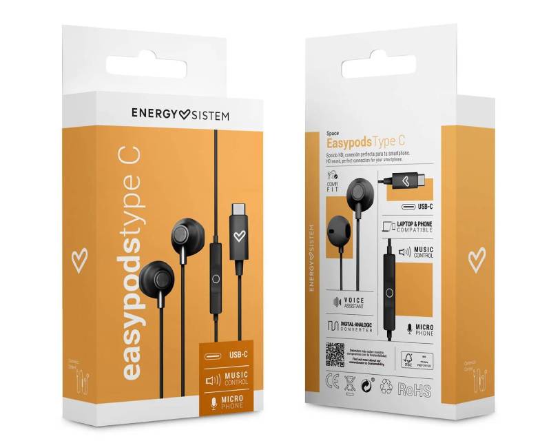 ENERGY SISTEM EasyPods Space type C slušalice (M45951)