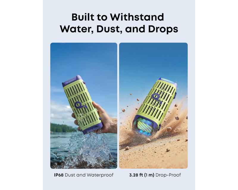 Soundcore Boom 3i 50W prenosni bluetooth IP68 zvučnik zeleni