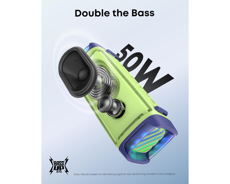Soundcore Boom 3i 50W prenosni bluetooth IP68 zvučnik zeleni