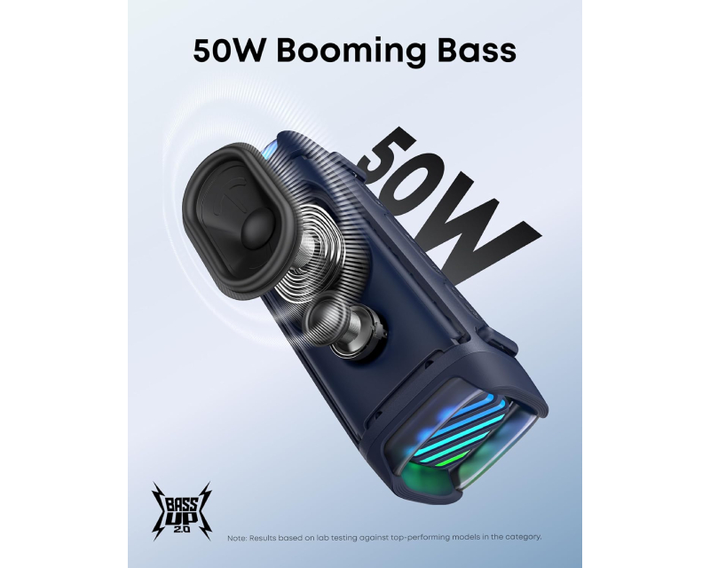 Soundcore Boom 3i 50W prenosni bluetooth IP68 zvučnik plavi
