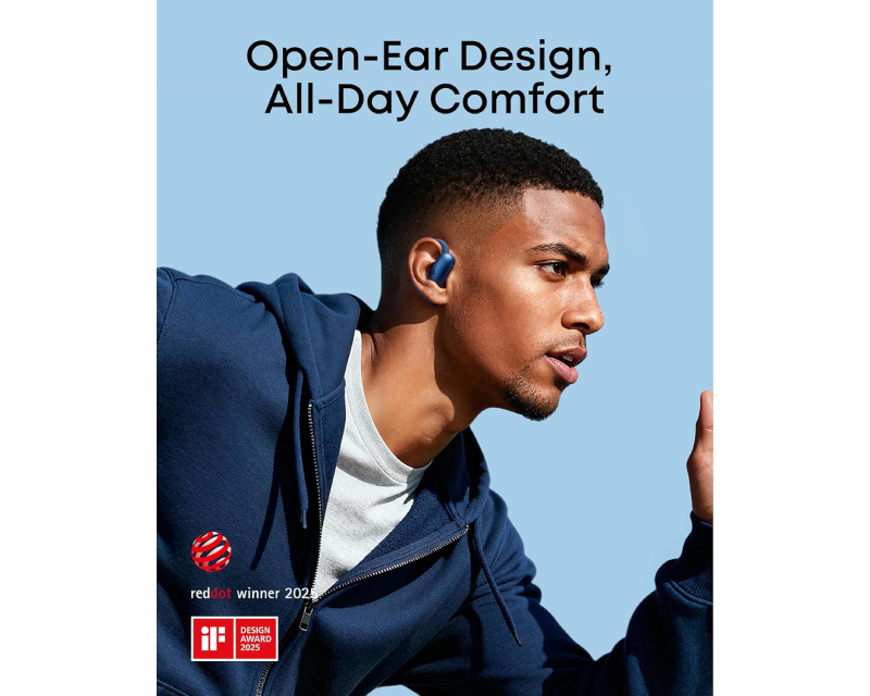 Soundcore AeroFit 2 BT bubice sa mikrofonom plave