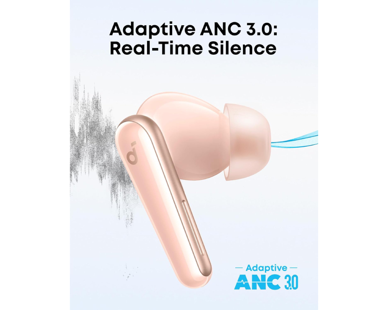 Soundcore Liberty 5 TWS ANC BT bubice sa mikrofonom roze