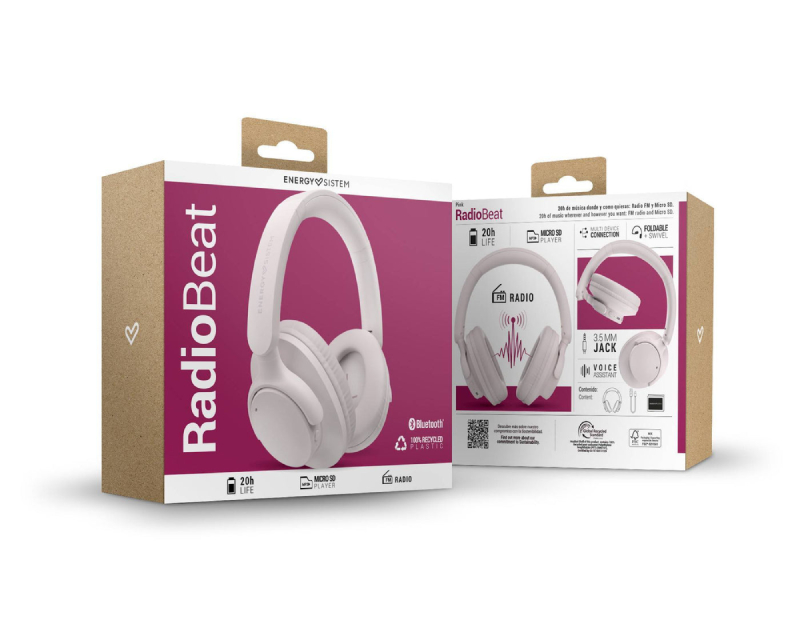 Pink RadioBeat Bluetooth slušalice roze (M45973)