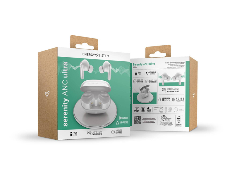 White Serenity ANC Ultra Bluetooth slušalice bele (M45935)