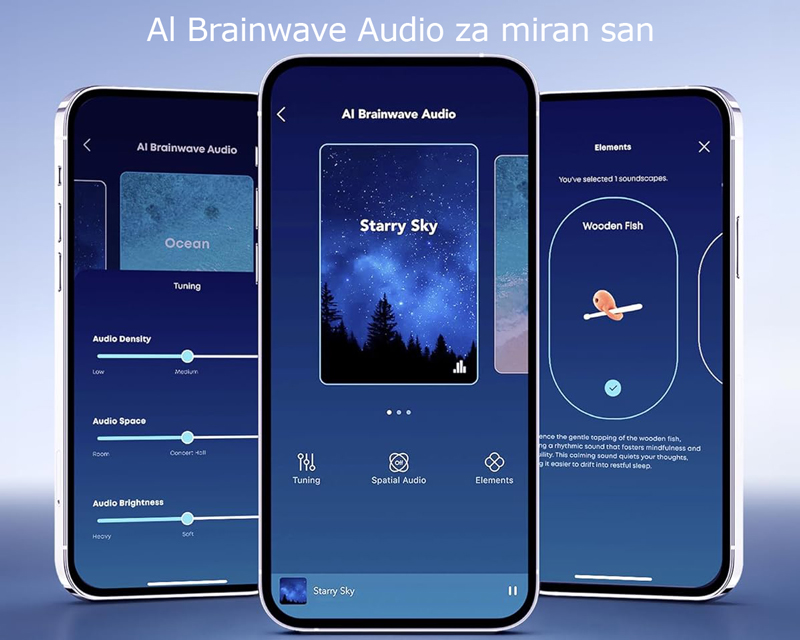 Soundcore Sleep A30 Noise Masking BT bežične bubice bele