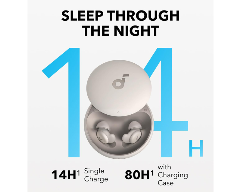 Soundcore Sleep A20 Noise Masking BT bežične bubice bež