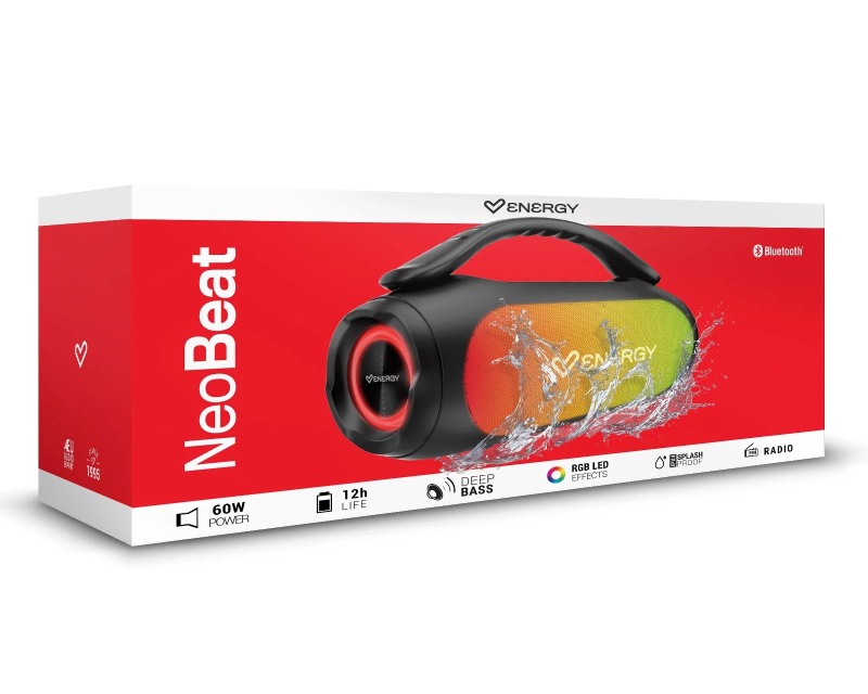 Space NeoBeat prenosni bluetooth zvučnik (M50051)