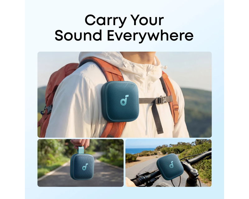 Soundcore Boom Go prenosni bluetooth IP68 zvučnik plavi