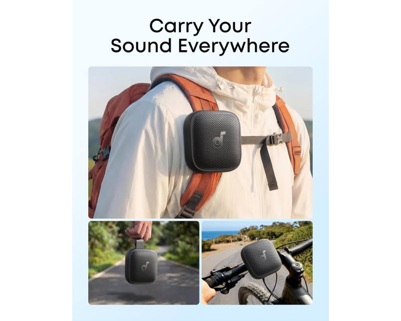 Soundcore Boom Go 3i 15W prenosni bluetooth IP68 zvučnik crni