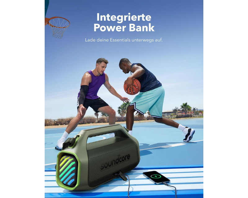 Soundcore Boom 2 Plus 140W 2.2 prenosivi bluetooth IPX7 zvučnik zeleni